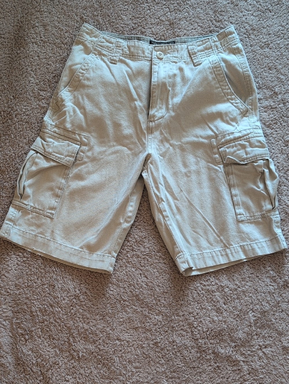 Iron Jeans Men's Cargo Shorts Light Beige Size 29